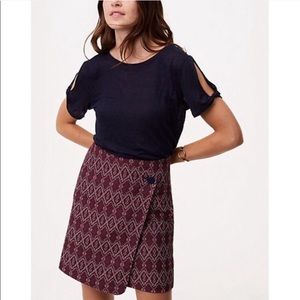 [ LOFT ] brocade skirt